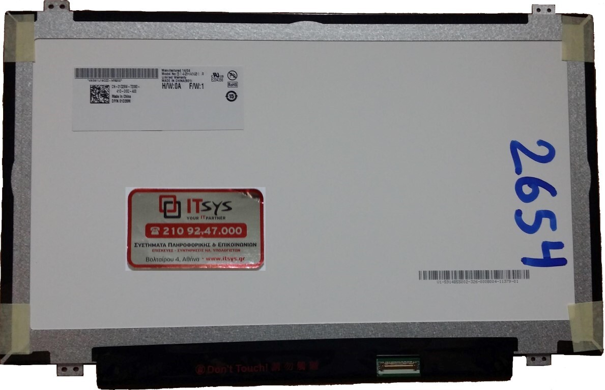 Laptop Screen 14.0'' 1920x1080 FHD LED 30pin EDP Slim Laptop Screen Monitor