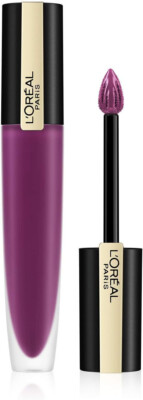 L'Oreal Paris Rouge Signature Matte Liquid Lipstick - 104 I Rebel Aubergine