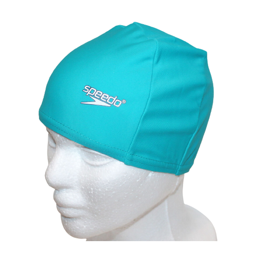 Speedo Lycra Swim Cap Dark Teal Uv Sun Protection Stretches Adult One Size Ebay