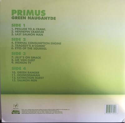 PRIMUS Green Naugahyde レコード　レア　2枚　グリーン Primus - Green Naugahyde 2 x LP - Colored Vinyl Album