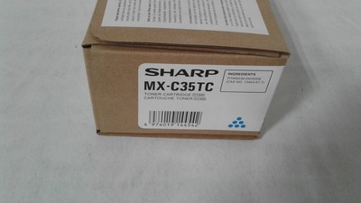 Sharp Toner Ctg MX-C35TC Cyan for Sharp MX-C407P