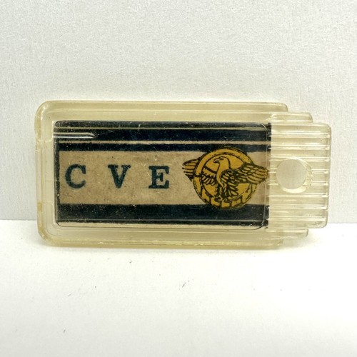 Vintage 2. Weltkrieg geplatzte Ente behinderter amerikanischer Veteran DAV Mini Nummernschild Anhänger