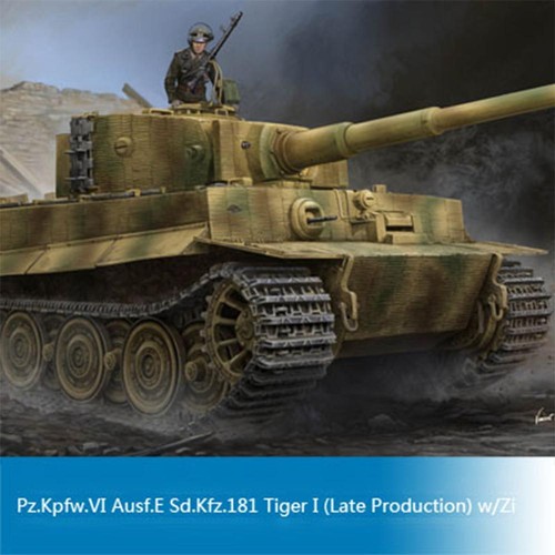 Trumpeter 09540 1/35 Pz.Kpfw.VI Ausf. Sd.Kfz.181 Tiger I Tank Kit - Picture 2 of 12