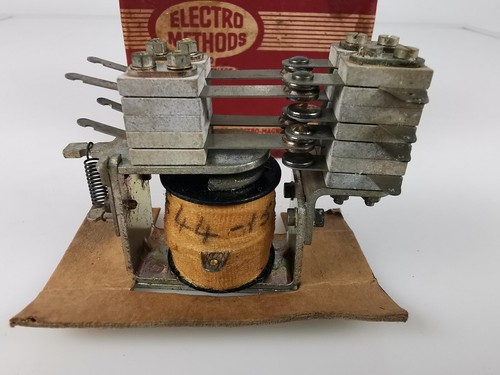 Electro Methods Ltd Typ 402B Relais 220/250V Mikroschalter Vintage NOS