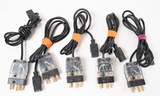 Bates Stage 3 Pin Male Connector to 6' C13 Plug - Lot of 5