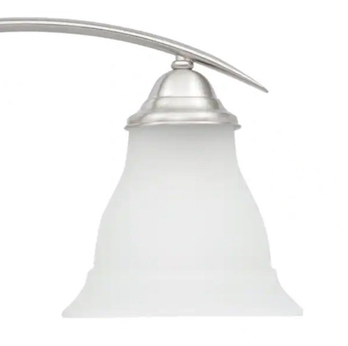 Progress Lighting P3192-09 Trinity 3-Light Brushed Nickel Bathroom Vanity Light - Picture 5 of 11