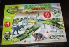 New Dinosaur Tracks & Car T-Rex 142 pcs Building Playset -YS6-9