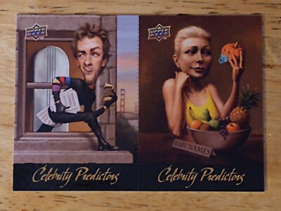 2010 UPPER DECK CELEBRITY PREDICTIONS CHRIS MARTIN/GWYNETH PALTROW CARD#CP9/CP10