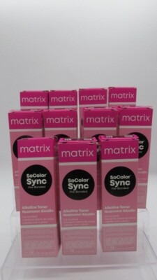 11 Matrix SoColor Sync Acidic Alkaline Toner 2 oz Pre-Bonded 8M
