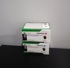 Lexmark 71B1HM0 71B1HC0 Toner Cartridge Lot o...