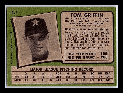 1971 Topps Baseball Cards 264-523 - You Pick - aaalvins - Picture 181 of 249