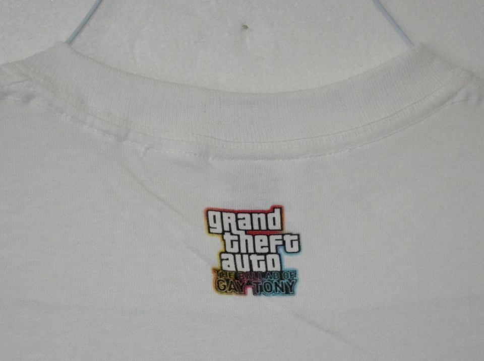 Camiseta De Colección Bahama Mamas Grand Theft Auto Videojuego Promo Nueva de Lote Antiguo Sin Usar Talla 2XL Foto 3 de 4