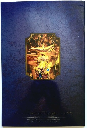 DISNEY "ALADDIN" ORIGINAL 2014 BROADWAY LARGE SOUVENIR THEATRE PROGRAM BRAND NEW - Picture 2 of 2