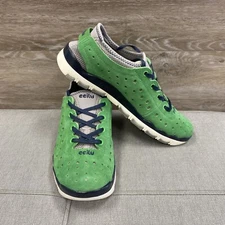 NIB CCILU BANDIT CRANDELL SUEDE/MESH EMERALD/MID GREY/NAVY SHOES SZ 10 #S225