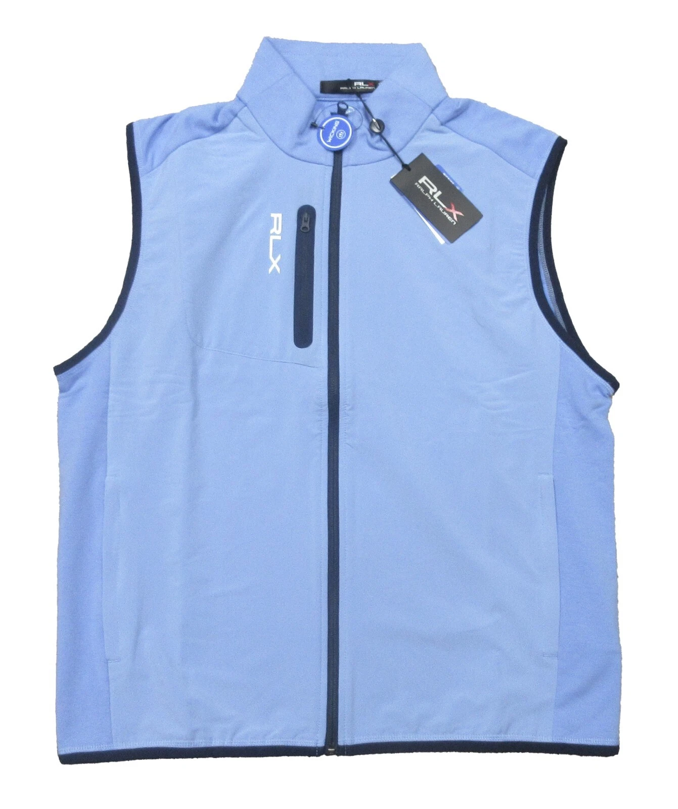 RLX Ralph Lauren Men's Fall Blue Lightweight Moisture Wicking Full Zip Vest $168
Opens in a new wind