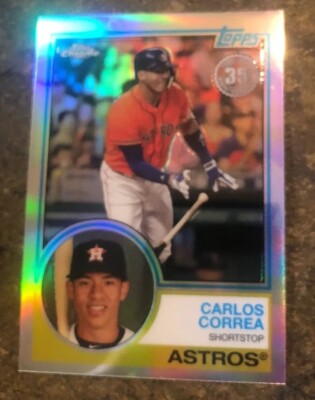 2018 Topps Chrome 1983 Topps Refractor #83T-5 Carlos Correa Astros