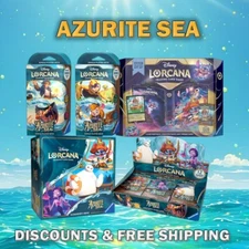 Disney Lorcana: Azurite Sea #1-204 [Near-Mint] [Free Shipping] [Non-Foil]