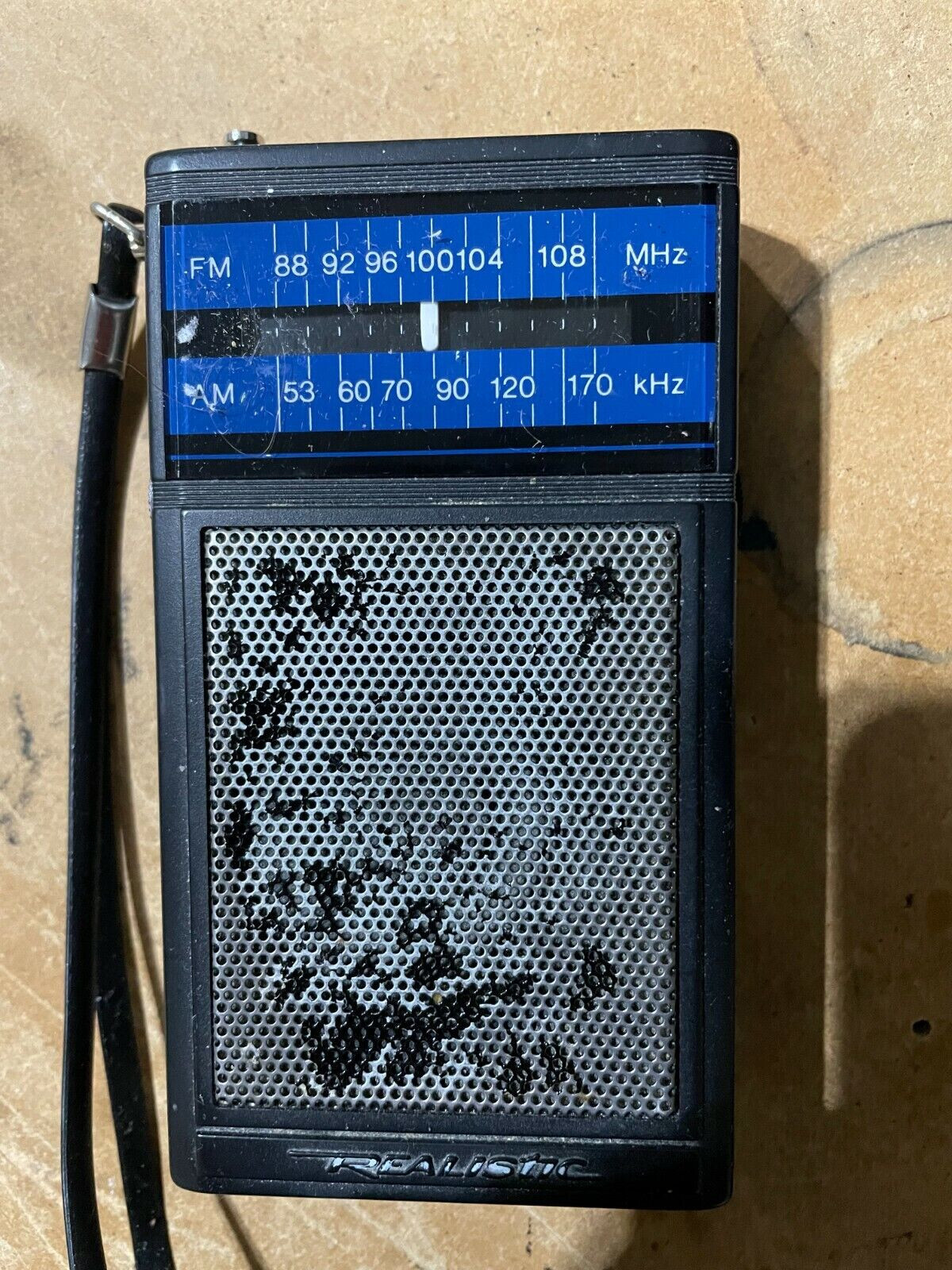 Realistic 12724 AM/FM Portable Pocket Radio Shack eBay