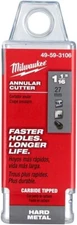 New Milwaukee 49-59-3106 Annular Cutter 1-1/16" X 1-3/8" Carbide Tipped - F.Ship