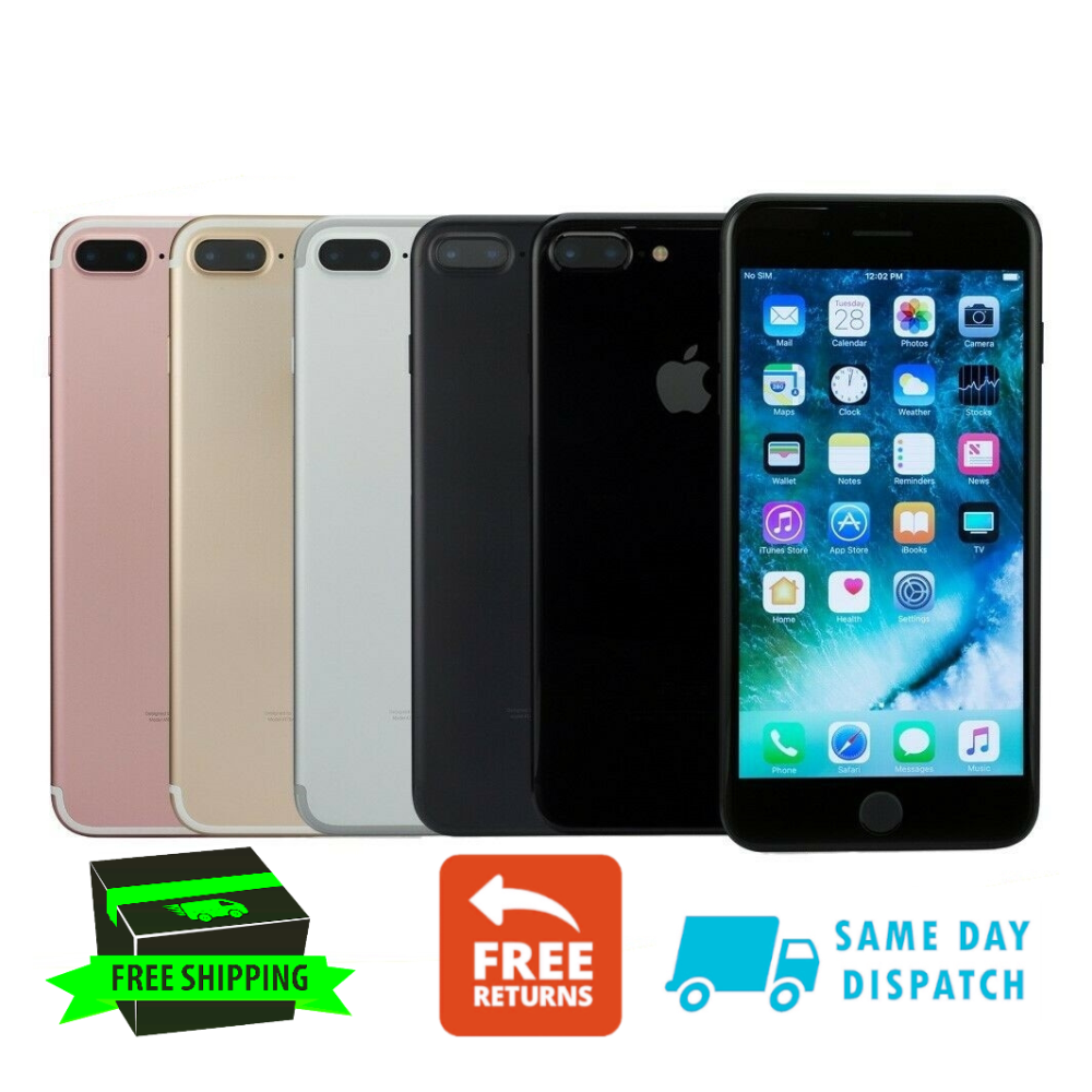 Apple iPhone 7 Plus 32GB/128GB Gold/Jet Black GSM Unlocked Att