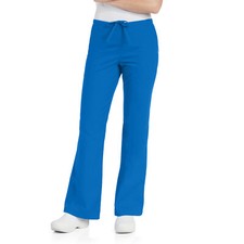 Landau Womans Flair Leg Scrub Pant 8335 Royal Blue PXS-TXL