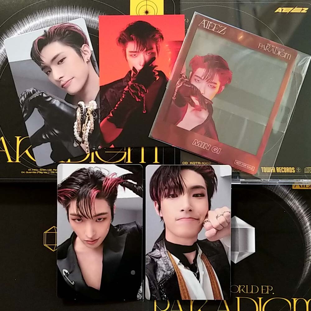 ATEEZ 全員直筆サイン入りCD Paradigm 通常盤　当選品　レア s-l1200.jpg
