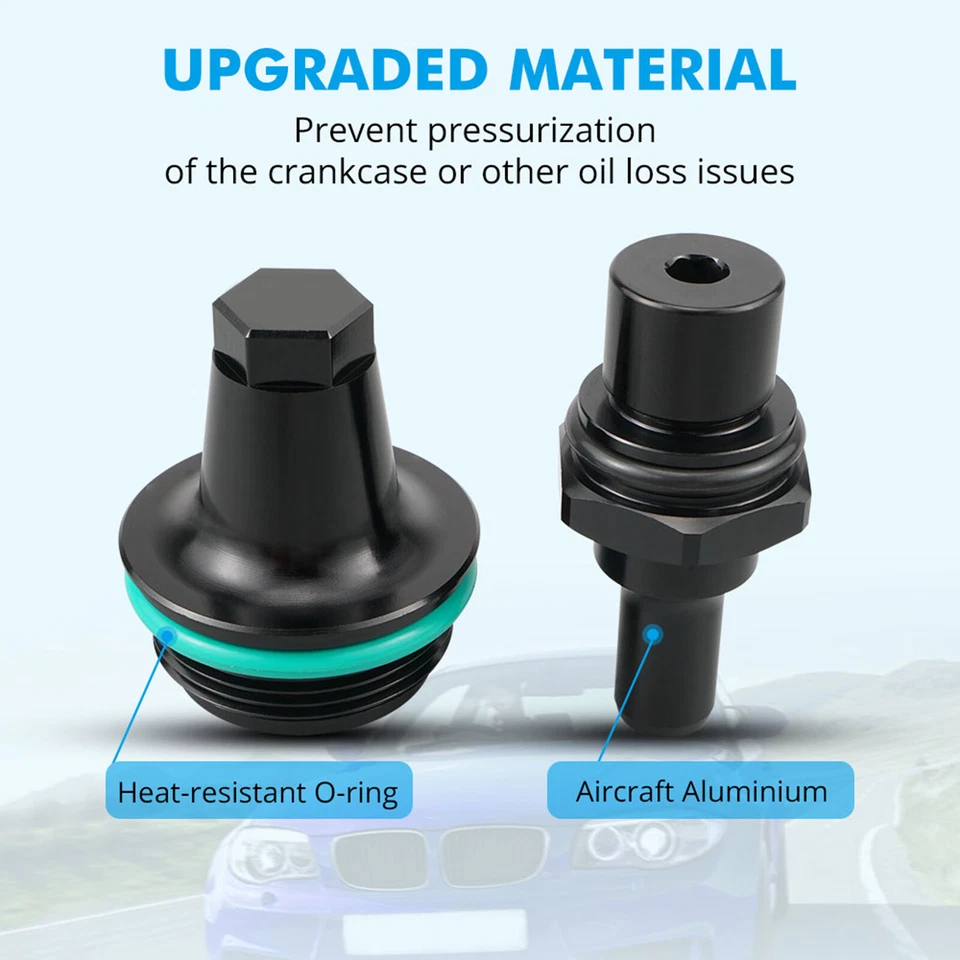Repuesto de válvula PCV de rendimiento mejorado para BMW N54 135i 335i 535i 740i X6 Z4 Foto 2 de 4