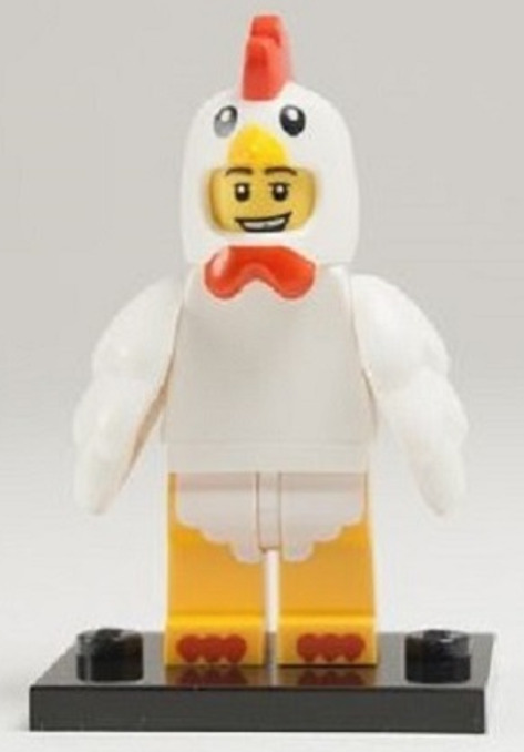 LEGO CMF Series 9 Minifigures col09-7 Chicken Suit Guy Complete Good Condition