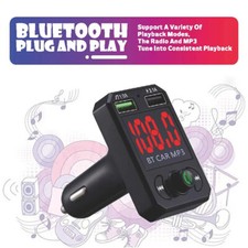 Car Handsfree Audio Call MP3 Player Bluetooth Radio Modulator Music Receiver