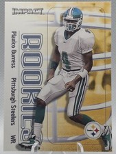 2000 Skybox Impact Plaxico Burress RC Rookie Card #21. rookie card picture