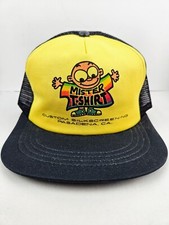 Vintage USA MADE Mr T Shirt Pasadena CA Trucker Hat Snapback Cap