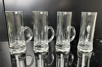 Schnapsglas, Espressoglas, Reims Frankreich, 4 Zoll hoch Menge x 4