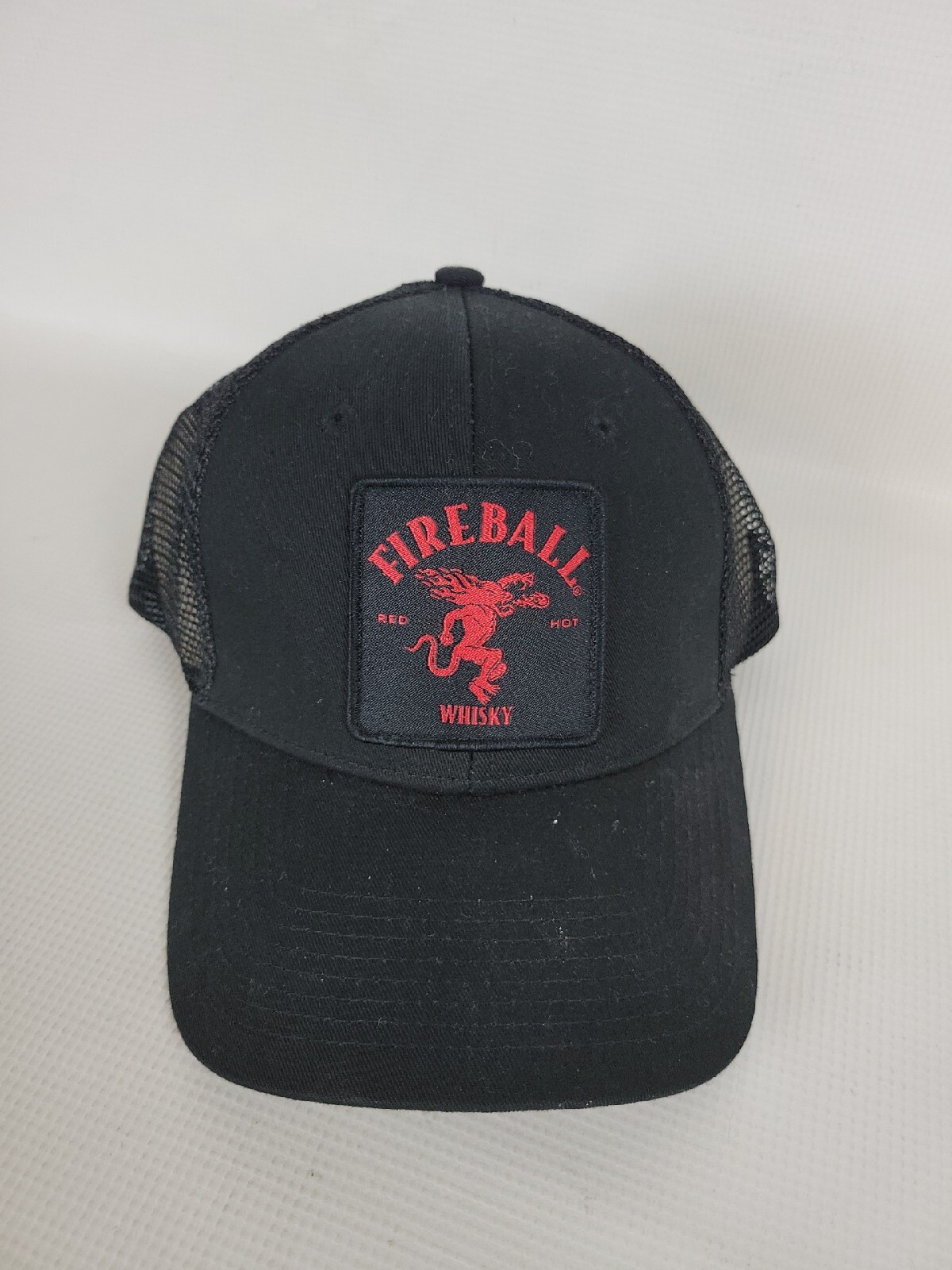 Fireball Whisky Hat Snapback Adjustable Black Cap… - image 2