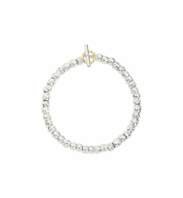 Bracciale Dodo Granelli DKB/3/1 Argento Oro Giallo Bracelet DBB4000_GRANE_000OA