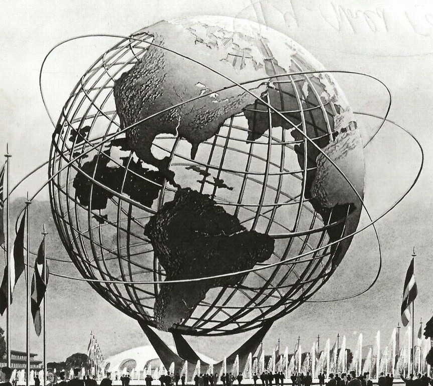 Unisphere 1964 New York World's Fair-Artist's Rendering-Corona