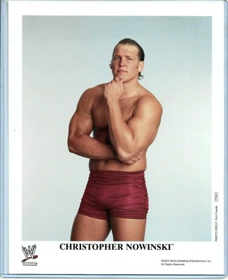 WWE CHRISTOPHER NOWINSKI P-806 OFFICIAL LICENSED ORIGINAL 8X10 PROMO PHOTO RARE