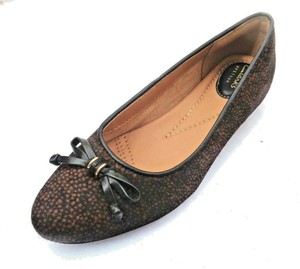 clarks ballerina flats leather