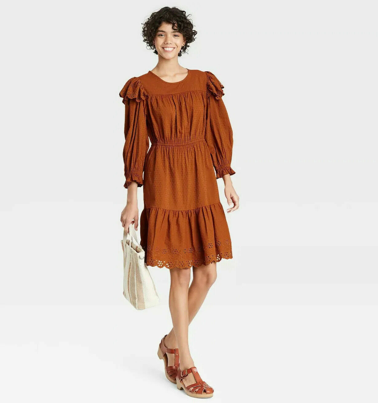 Universal Thread Dresses | Fall Dress | Color: Orange | Size: L | Camknc16's Closet