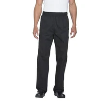 NWT DICKIES UNISEX STYLE CHEF PANTS IN Black DC11