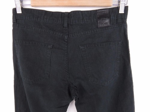 R1310 Pantalon Premium Vintage Boss Hugo Fadé W32 Original Taille L32 Noir EIrqSIAxnw
