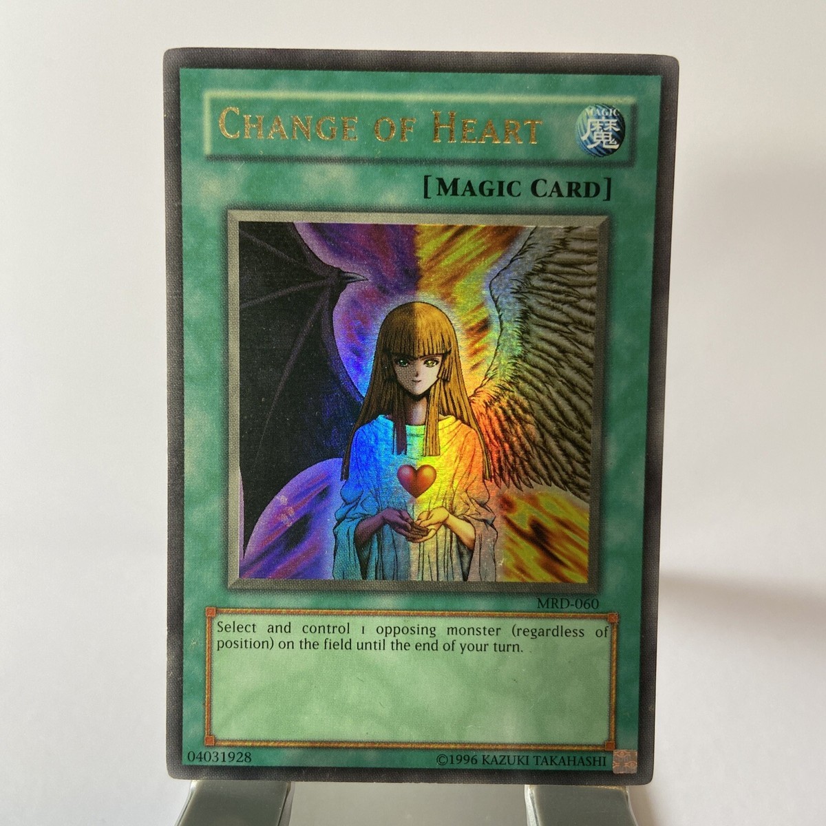 yugioh card condition Change of Heart MRD-060 Ultra Rare YuGiOh Card