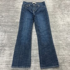 Levis 512 Jeans Sz 8 Short Womens Perfectly Slimming Boot Cut Stretch Blue Denim