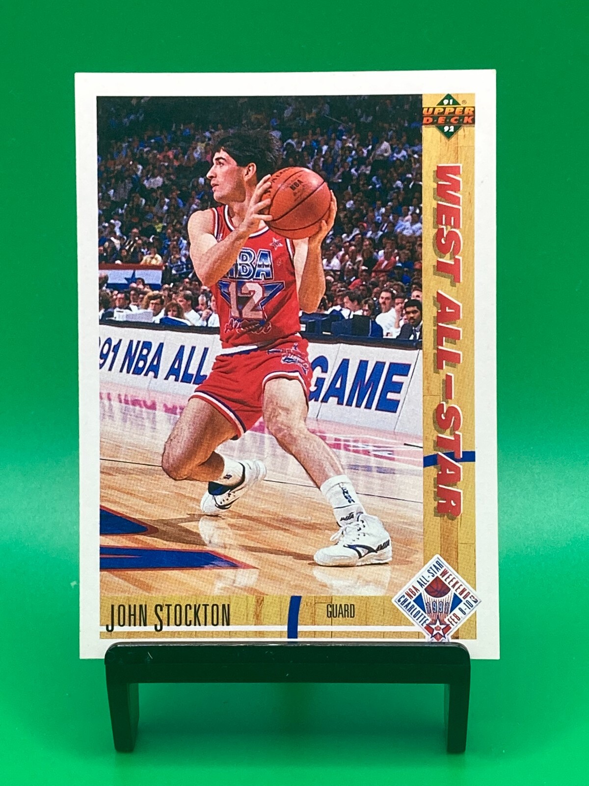 1993 Upper Deck John Stockton Card 52 Utah Jazz Basketball Card EBay