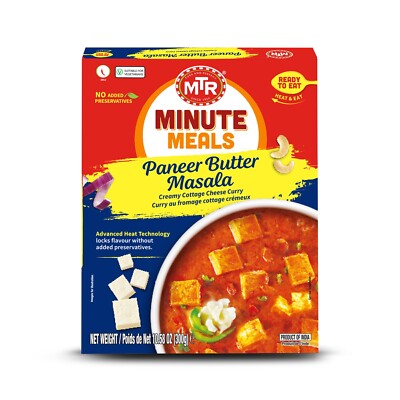 MTR Minute Meals Ready To Eat - Paneer Butter Masala 300g (Pack of 6 )