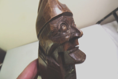 Vintage Gnome nutcracker Black Forest Hand Carved Wood German 11 