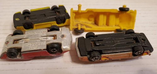 4 Coches De Colección Escala 1:64 Diecast y Plástico Uniborn Fiat F40 Amarillo Convertible - Imagen 3 de 6