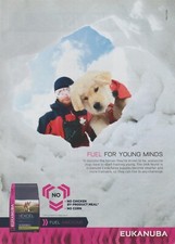 Eukanuba Excel 2013 comida para perros - equipo de rescate de perros con avalancha de nieve - foto publicitaria impresa