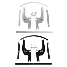 Black/Chrome Windshield Bracket Mount Fit For Harley Touring Road King 1994-2025