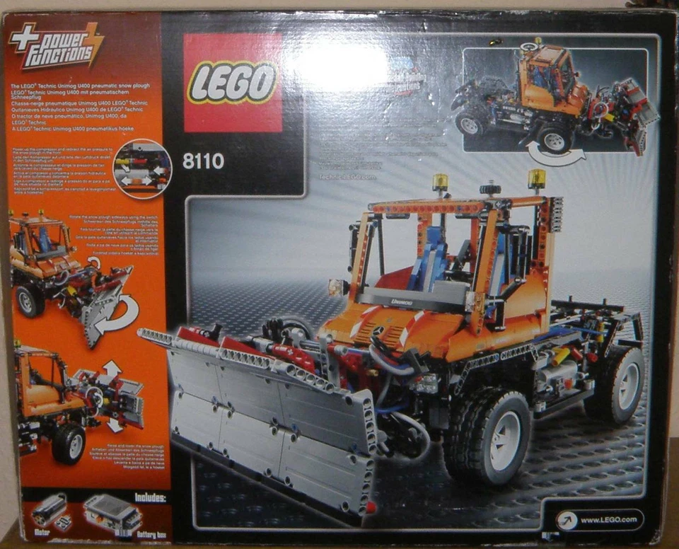 Lego Technic 8110 Unimog U400 Mercedes-Benz 100% komplett mit Bauanleitungen - Bild 3 von 4