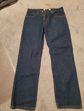 LEVI LEVI'S 505 REGULAR FIT Men's Blue Jeans  W33 L32